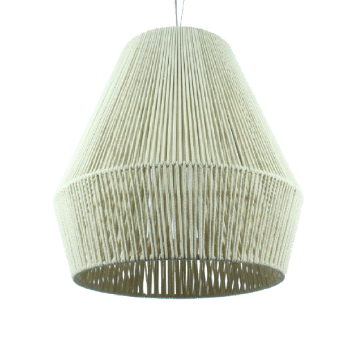 Colgante 1 luz de cuerdas 40 x 40 cm Big Marga natural